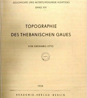 خرید و دانلود نسخه کامل کتاب Topographie des thebanischen Gaues