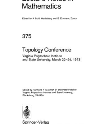 خرید و دانلود نسخه کامل کتاب Topology Conference