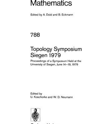 خرید و دانلود نسخه کامل کتاب Topology Symposium Siegen 1979