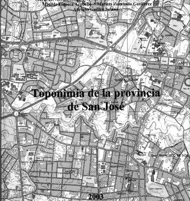 خرید و دانلود نسخه کامل کتاب Toponimia de la provincia de San José