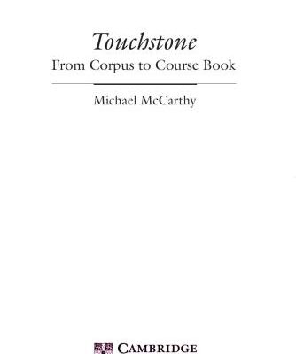 خرید و دانلود نسخه کامل کتاب Touchstone From Corpus to Course Book