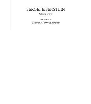 خرید و دانلود نسخه کامل کتاب Towards a theory of montage
