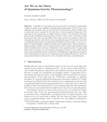 خرید و دانلود نسخه کامل کتاب Towards Quantum Gravity: Proceeding of the XXXV International Winter School on Theoretical Physics Held in Polanica, Poland, 2–11 February 1999