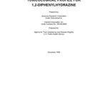 خرید و دانلود نسخه کامل کتاب Toxicological profiles – 1,2-diphenylhydrazine