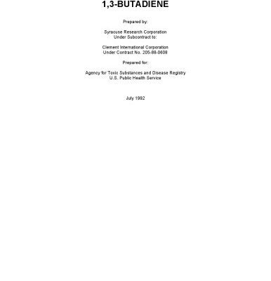 خرید و دانلود نسخه کامل کتاب Toxicological profiles – 1,3-butadiene