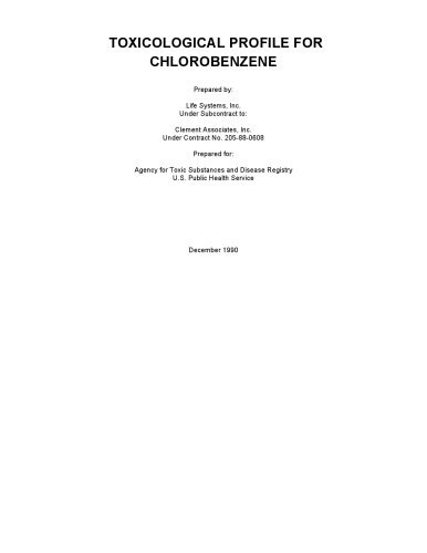 خرید و دانلود نسخه کامل کتاب Toxicological profiles – Chlorobenzene_68d4242515411.jpeg خرید و دانلود نسخه کامل کتاب Toxicological profiles – Chlorobenzene