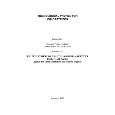 خرید و دانلود نسخه کامل کتاب Toxicological profiles – Chlorpyrifos