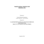 خرید و دانلود نسخه کامل کتاب Toxicological profiles – Endosulfan