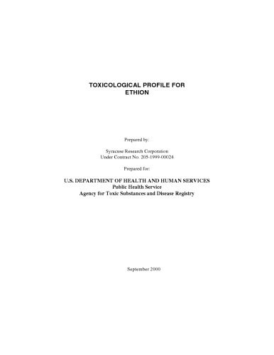 خرید و دانلود نسخه کامل کتاب Toxicological profiles – Ethion_68d430e44ab6f.jpeg خرید و دانلود نسخه کامل کتاب Toxicological profiles – Ethion