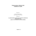 خرید و دانلود نسخه کامل کتاب Toxicological profiles – Hydraulic fluids
