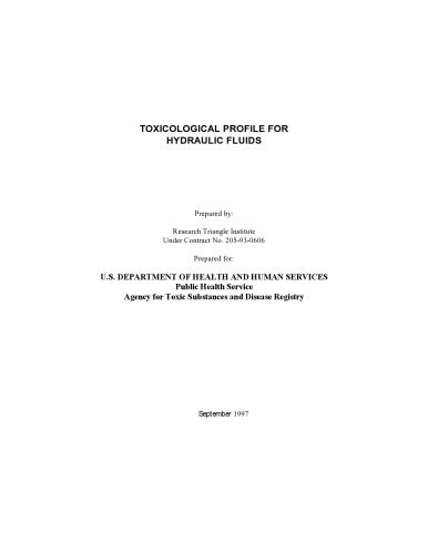 خرید و دانلود نسخه کامل کتاب Toxicological profiles – Hydraulic fluids_68d43c808d496.jpeg خرید و دانلود نسخه کامل کتاب Toxicological profiles – Hydraulic fluids