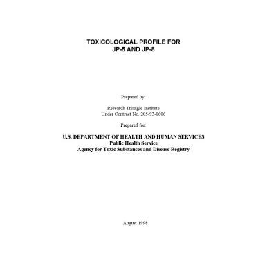 خرید و دانلود نسخه کامل کتاب Toxicological profiles – Jp-5 and jp-8