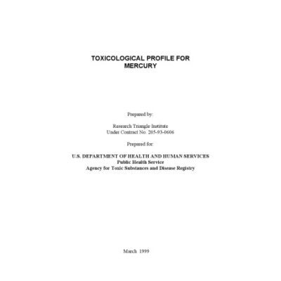خرید و دانلود نسخه کامل کتاب Toxicological profiles – Mercury