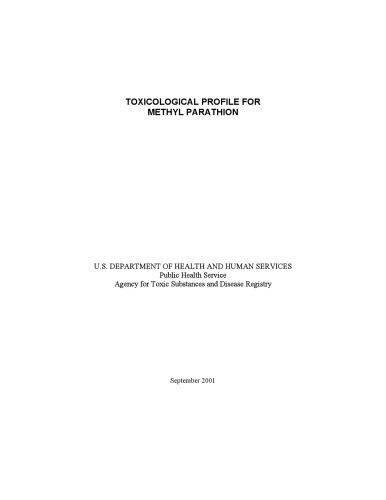 خرید و دانلود نسخه کامل کتاب Toxicological profiles – Methyl parathion_68d43d102df0d.jpeg خرید و دانلود نسخه کامل کتاب Toxicological profiles – Methyl parathion