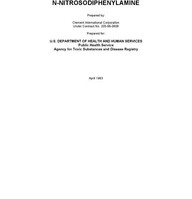 خرید و دانلود نسخه کامل کتاب Toxicological profiles – N-nitrosodiphenylamine