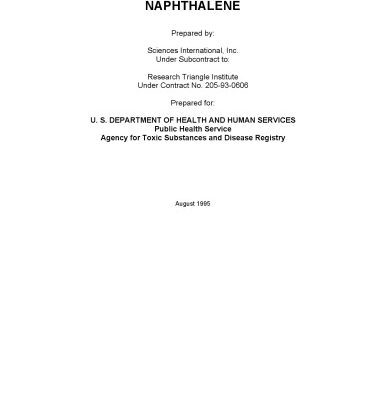 خرید و دانلود نسخه کامل کتاب Toxicological profiles – Naphthalene