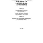 خرید و دانلود نسخه کامل کتاب Toxicological profiles – Nitrophenols
