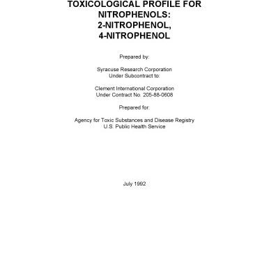 خرید و دانلود نسخه کامل کتاب Toxicological profiles – Nitrophenols