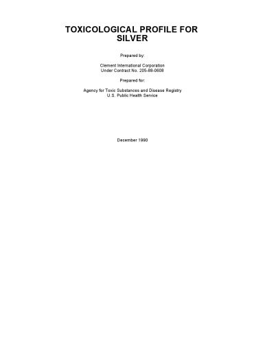 خرید و دانلود نسخه کامل کتاب Toxicological profiles – Silver_68d4280aa09bf.jpeg خرید و دانلود نسخه کامل کتاب Toxicological profiles – Silver