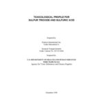 خرید و دانلود نسخه کامل کتاب Toxicological profiles – Sulfur Trioxide And Sulfuric Acid