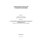 خرید و دانلود نسخه کامل کتاب Toxicological profiles – Titanium Tetrachloride