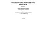 خرید و دانلود نسخه کامل کتاب Toxicological profiles – Vanadium