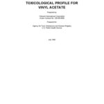 خرید و دانلود نسخه کامل کتاب Toxicological profiles – Vinyl Acetate
