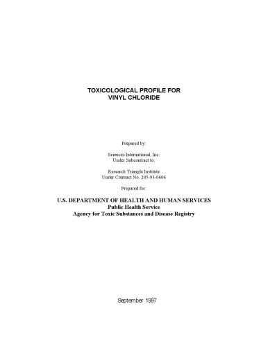 خرید و دانلود نسخه کامل کتاب Toxicological profiles – Vinyl Chloride_68d4228a97b66.jpeg خرید و دانلود نسخه کامل کتاب Toxicological profiles – Vinyl Chloride