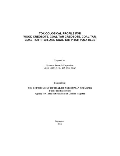 خرید و دانلود نسخه کامل کتاب Toxicological profiles – Wood creosote, coal tar creosote, coal tar, coal tar pitch,_68d4322636d86.jpeg خرید و دانلود نسخه کامل کتاب Toxicological profiles – Wood creosote, coal tar creosote, coal tar, coal tar pitch,