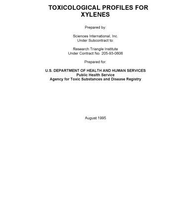 خرید و دانلود نسخه کامل کتاب Toxicological profiles – Xylenes