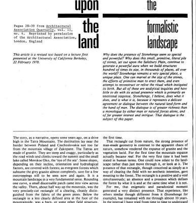 خرید و دانلود نسخه کامل کتاب Traces Upon The Land. The Formalistic Landscape