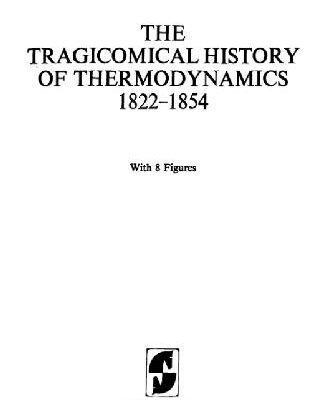 خرید و دانلود نسخه کامل کتاب Tragicomical history of thermodynamics