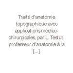 خرید و دانلود نسخه کامل کتاب Traité d’anatomie topographique