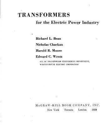 خرید و دانلود نسخه کامل کتاب Transformers for the electric power industry