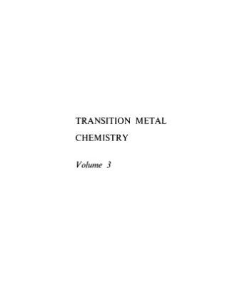 خرید و دانلود نسخه کامل کتاب Transition Metal Chemistry