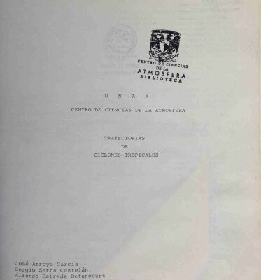 خرید و دانلود نسخه کامل کتاب Trayectorias de ciclones tropicales 1871-1975