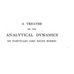 خرید و دانلود نسخه کامل کتاب Treatise on analytical dynamics of particles and rigid bodies