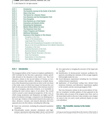 خرید و دانلود نسخه کامل کتاب Treatise on Geophysics: Core Dynamics