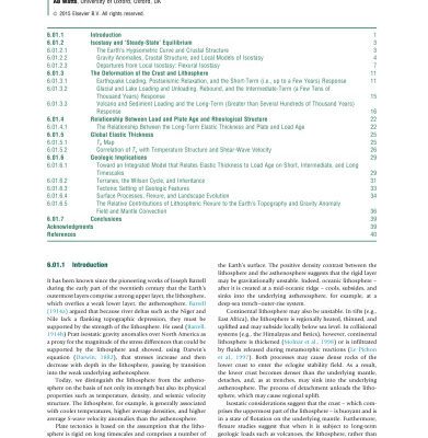 خرید و دانلود نسخه کامل کتاب Treatise on Geophysics: Crustal and Lithosphere Dynamics