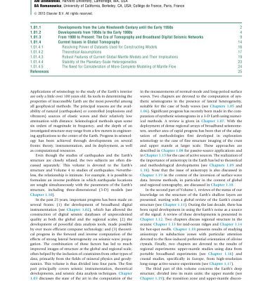 خرید و دانلود نسخه کامل کتاب Treatise on Geophysics: Deep Earth Seismology