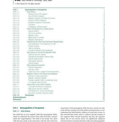 خرید و دانلود نسخه کامل کتاب Treatise on Geophysics: Geomagnetism