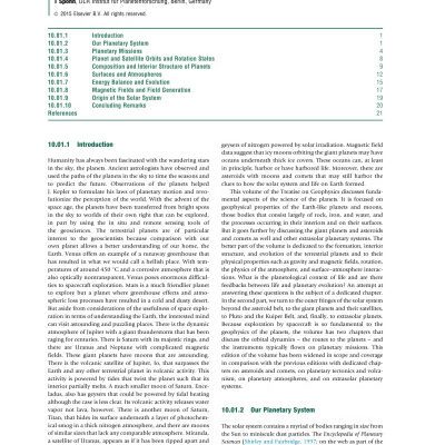 خرید و دانلود نسخه کامل کتاب Treatise on Geophysics: Physics of Terrestrial Planets and Moons