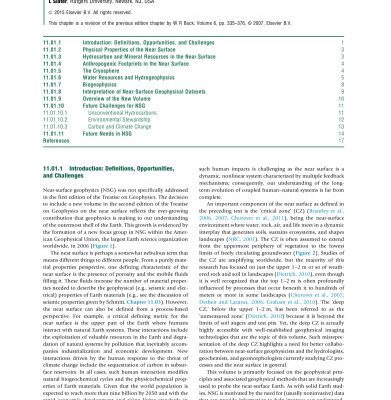خرید و دانلود نسخه کامل کتاب Treatise on Geophysics: Resources in the Near-Surface Earth
