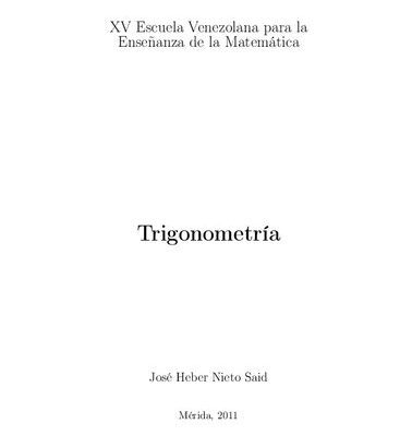 خرید و دانلود نسخه کامل کتاب Trigonometría