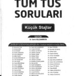 خرید و دانلود نسخه کامل کتاب Tüm Tus Soruları Küçük Stajlar