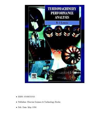 خرید و دانلود نسخه کامل کتاب Turbomachinery Performance Analysis