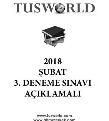 خرید و دانلود نسخه کامل کتاب Tusworld 2018 Şubat 3.Deneme Sınavı