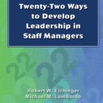 خرید و دانلود نسخه کامل کتاب Twenty-Two Ways to Develop Leadership in Staff Managers