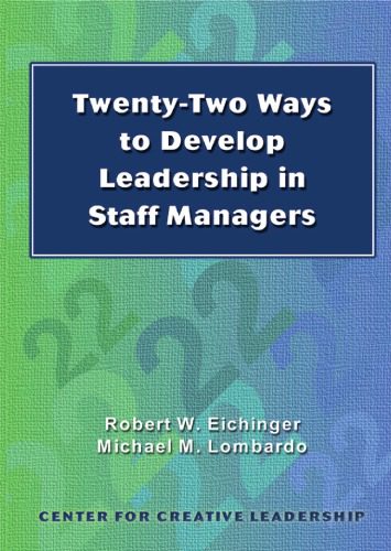 خرید و دانلود نسخه کامل کتاب Twenty-Two Ways to Develop Leadership in Staff Managers_68d762fe729b7.jpeg خرید و دانلود نسخه کامل کتاب Twenty-Two Ways to Develop Leadership in Staff Managers