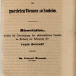 خرید و دانلود نسخه کامل کتاب Über äußere und innere Verhältnisse der gasreichen Thermen zu Nauheim